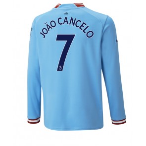 Manchester City Joao Cancelo #7 Hemmatröja 2022-23 Långärmad